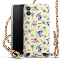 New Carry Case Transparent Stoff colourful/silber