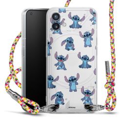 New Carry Case Transparent Stoff colourful/silber