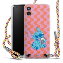 New Carry Case Transparent Stoff colourful/silber