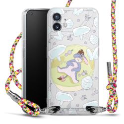 New Carry Case Transparent Stoff colourful/silber