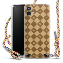 New Carry Case Transparent Stoff colourful/silber