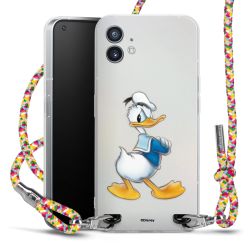 New Carry Case Transparent Stoff colourful/silber