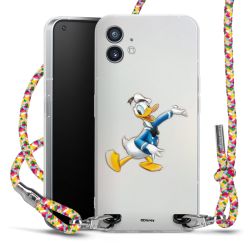 New Carry Case Transparent Stoff colourful/silber