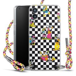 New Carry Case Transparent Stoff colourful/silber