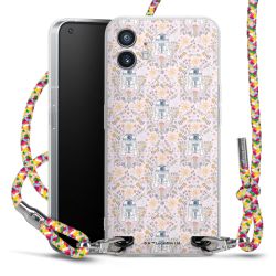 New Carry Case Transparent Stoff colourful/silber