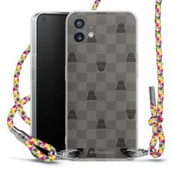 New Carry Case Transparent Stoff colourful/silber