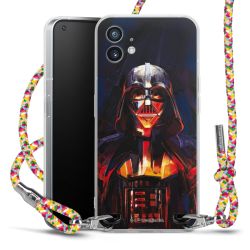 New Carry Case Transparent Stoff colourful/silber