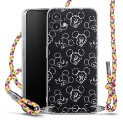 New Carry Case Transparent Stoff colourful/silber