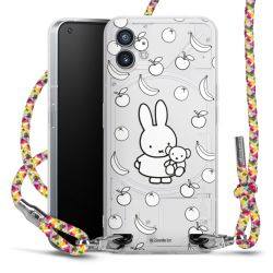 New Carry Case Transparent Stoff colourful/silber