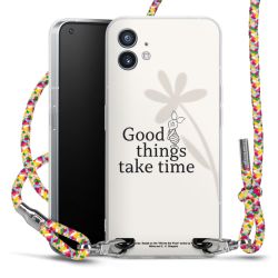 New Carry Case Transparent Stoff colourful/silber