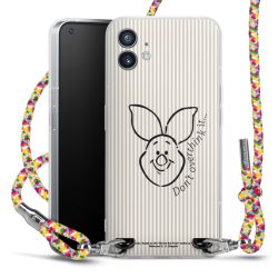 New Carry Case Transparent Stoff colourful/silber