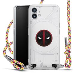 New Carry Case Transparent Stoff colourful/silber