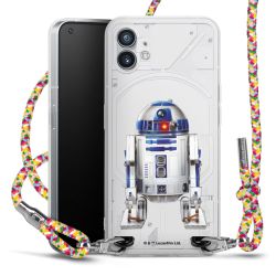 New Carry Case Transparent Stoff colourful/silber