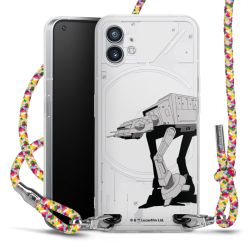 New Carry Case Transparent Stoff colourful/silber