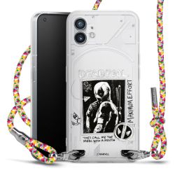 New Carry Case Transparent Stoff colourful/silber