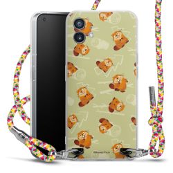 New Carry Case Transparent Stoff colourful/silber