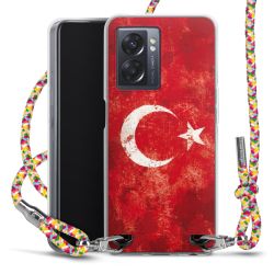 New Carry Case Transparent Stoff colourful/silber