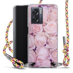 New Carry Case Transparent Stoff colourful/silber