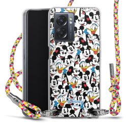 New Carry Case Transparent Stoff colourful/silber