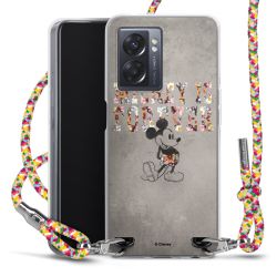 New Carry Case Transparent Stoff colourful/silber