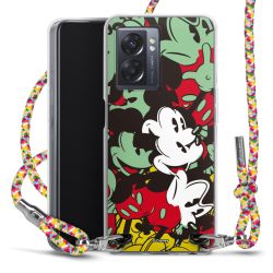 New Carry Case Transparent Stoff colourful/silber