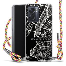 New Carry Case Transparent Stoff colourful/silber