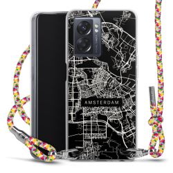 New Carry Case Transparent Stoff colourful/silber