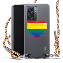 New Carry Case Transparent Stoff colourful/silber