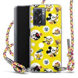 New Carry Case Transparent Stoff colourful/silber