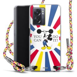 New Carry Case Transparent Stoff colourful/silber