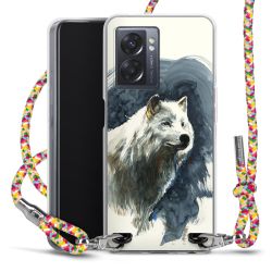 New Carry Case Transparent Stoff colourful/silber