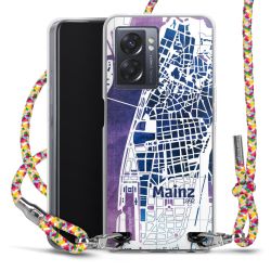 New Carry Case Transparent Stoff colourful/silber