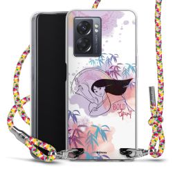 New Carry Case Transparent Stoff colourful/silber