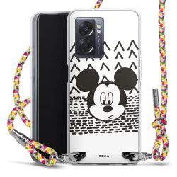 New Carry Case Transparent Stoff colourful/silber