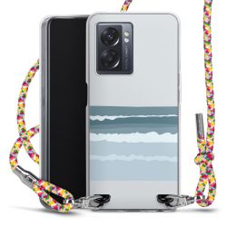 New Carry Case Transparent Stoff colourful/silber