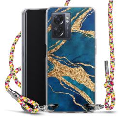 New Carry Case Transparent Stoff colourful/silber