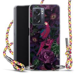 New Carry Case Transparent Stoff colourful/silber