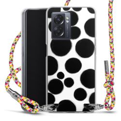 New Carry Case Transparent Stoff colourful/silber