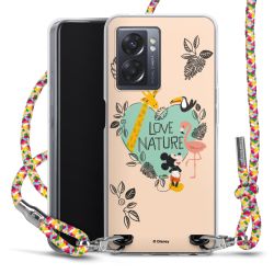 New Carry Case Transparent Stoff colourful/silber