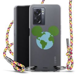 New Carry Case Transparent Stoff colourful/silber