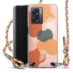 New Carry Case Transparent Stoff colourful/silber