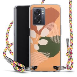 New Carry Case Transparent Stoff colourful/silber