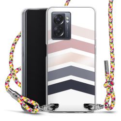 New Carry Case Transparent Stoff colourful/silber