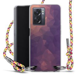 New Carry Case Transparent Stoff colourful/silber