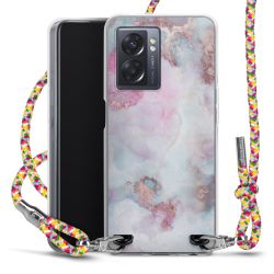 New Carry Case Transparent Stoff colourful/silber