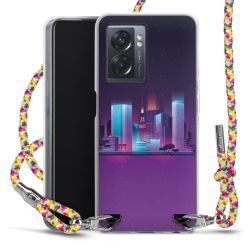 New Carry Case Transparent Stoff colourful/silber