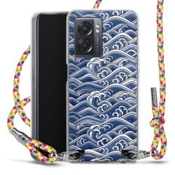 New Carry Case Transparent Stoff colourful/silber