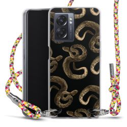 New Carry Case Transparent Stoff colourful/silber