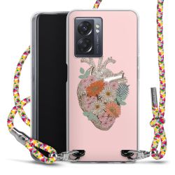 New Carry Case Transparent Stoff colourful/silber