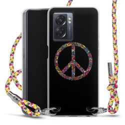 New Carry Case Transparent Stoff colourful/silber